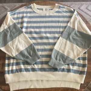 By Together Striped Cotton Sweater